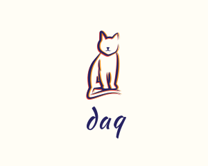 Feline Cat Animal Logo