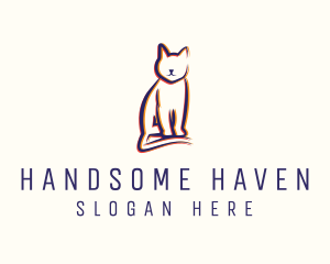 Feline Cat Animal Logo