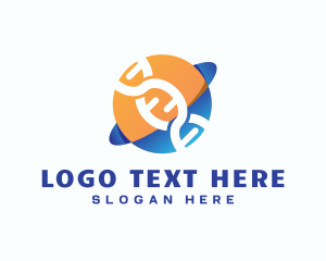 Scientific - Genetic Science Globe logo design