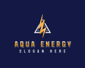 Electricity Energy Bolt logo design