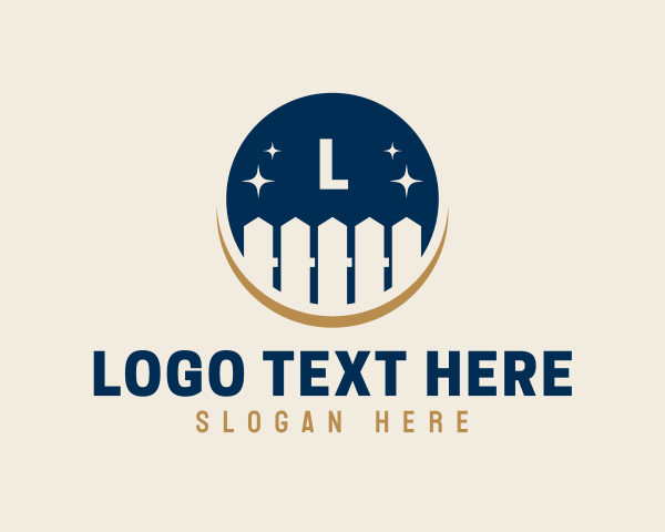 Privacy - Picket Fence Barrier logo design