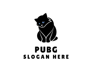 Cute Kitten Cat Logo