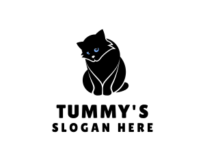 Cute Kitten Cat Logo