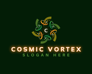 Vortex - Sound Wave Vortex logo design