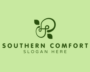 Natural Leaf Letter S  logo design