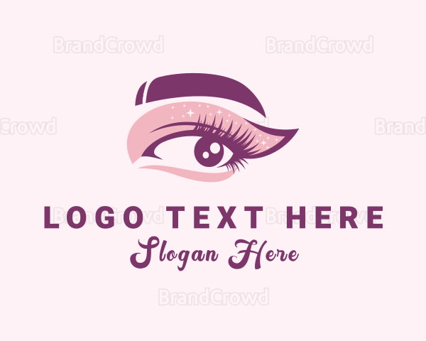 Woman Eyelash Extension Logo