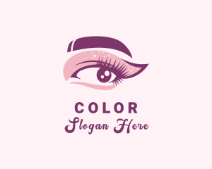 Woman Eyelash Extension Logo