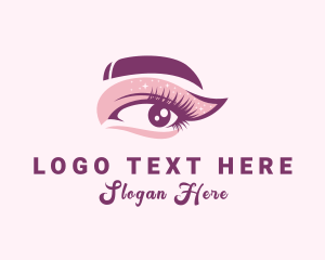 Eyebrow - Woman Eyelash Extension logo design