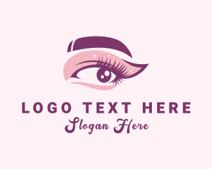 Woman Eyelash Extension Logo