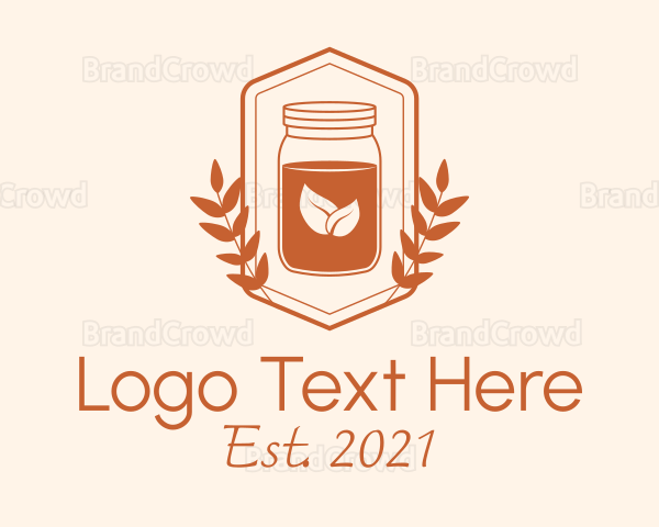 Healthy Kombucha Jar Logo