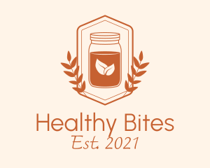 Healthy Kombucha Jar logo design