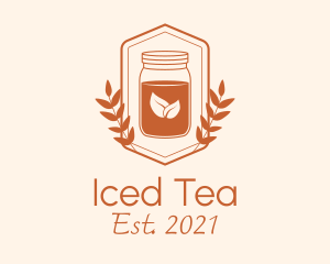 Healthy Kombucha Jar logo design