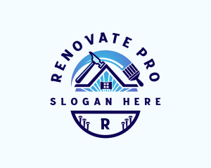 Roofing Renovation Carpentry logo design