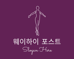 Ballet Dance Dancer logo design