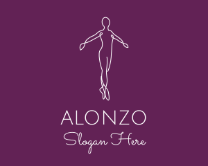 Ballet Dance Dancer logo design