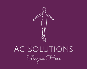 Ballet Dance Dancer logo design