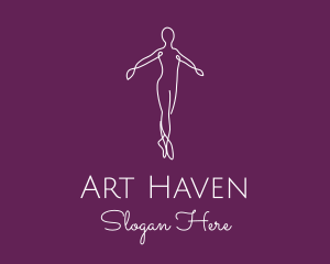 Ballet Dance Dancer logo design