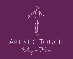 Ballet Dance Dancer logo design