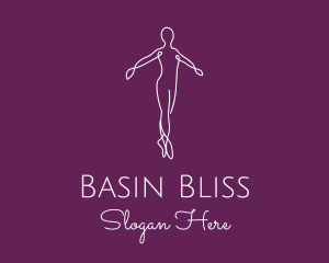 Ballet Dance Dancer logo design