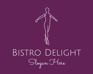 Ballet Dance Dancer logo design