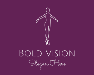 Ballet Dance Dancer logo design