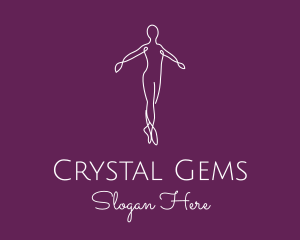 Ballet Dance Dancer logo design