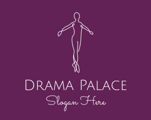 Ballet Dance Dancer logo design