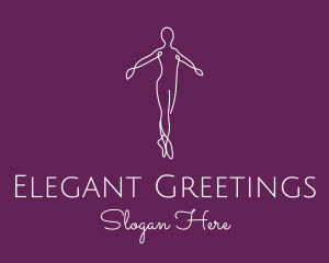 Ballet Dance Dancer logo design