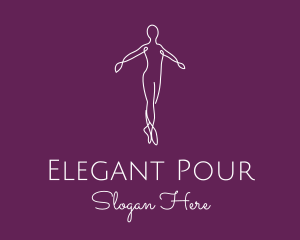 Ballet Dance Dancer logo design