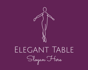 Ballet Dance Dancer logo design