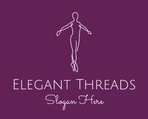 Ballet Dance Dancer logo design