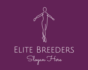 Ballet Dance Dancer logo design