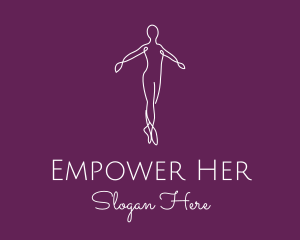 Ballet Dance Dancer logo design