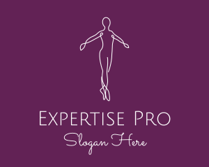 Ballet Dance Dancer logo design