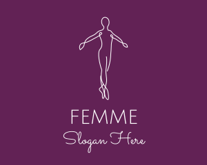 Ballet Dance Dancer logo design