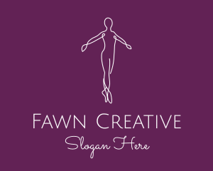 Ballet Dance Dancer logo design