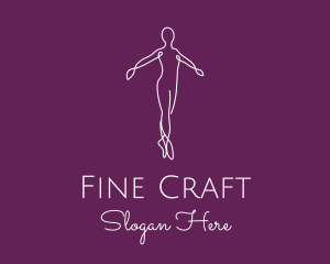 Ballet Dance Dancer logo design