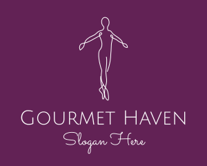 Ballet Dance Dancer logo design