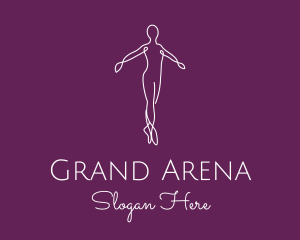 Ballet Dance Dancer logo design