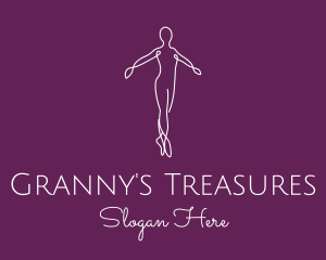 Ballet Dance Dancer logo design