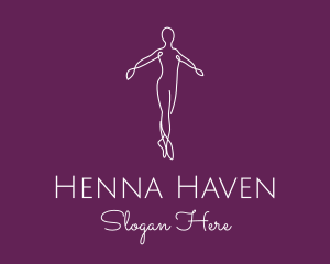 Ballet Dance Dancer logo design