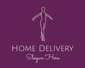 Ballet Dance Dancer logo design