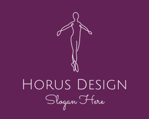 Ballet Dance Dancer logo design