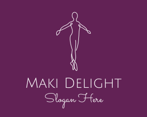 Ballet Dance Dancer logo design