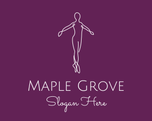 Ballet Dance Dancer logo design