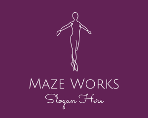 Ballet Dance Dancer logo design