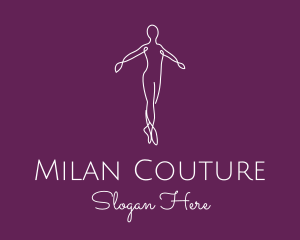 Ballet Dance Dancer logo design