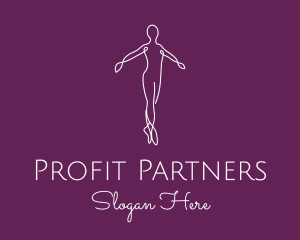 Ballet Dance Dancer logo design