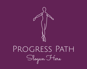 Ballet Dance Dancer logo design