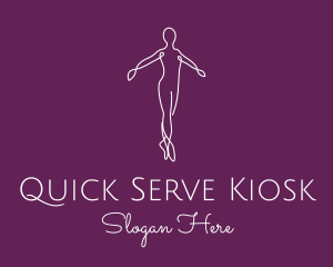 Ballet Dance Dancer logo design